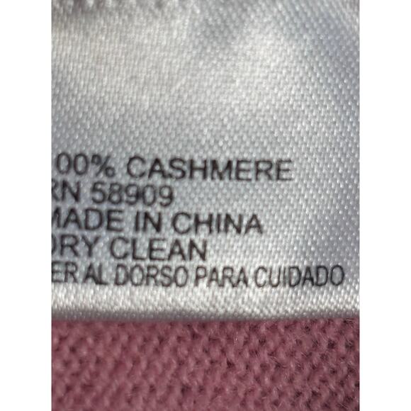 Antonio Melani Pink Cashmere Sweater XS Soft Lightweight Classic Minimalist - Picture 6 of 7